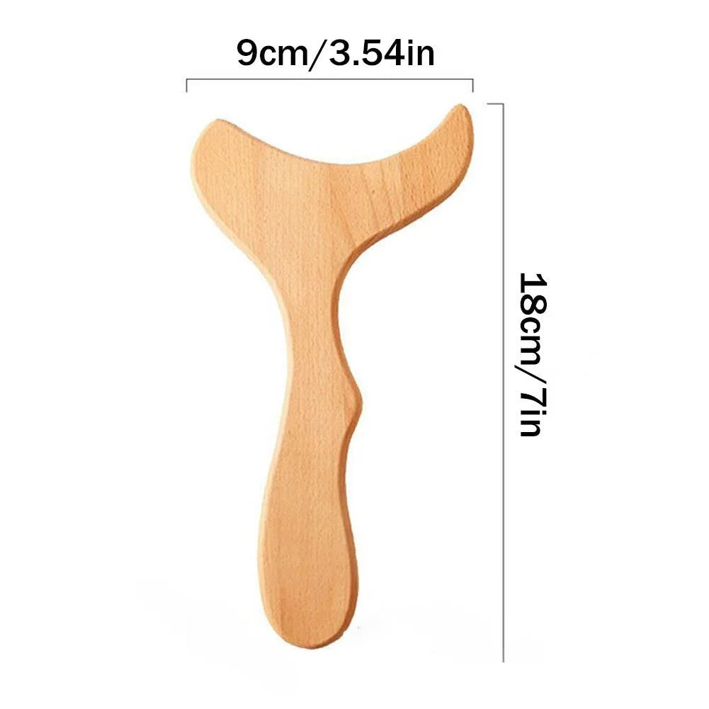 Massage Tool Wood Massager Body Sculpting Tools,Used to relieve muscle relaxation,Gua Sha,Muscle Release Tool