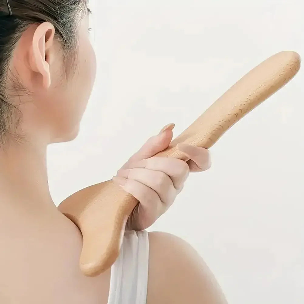 Massage Tool Wood Massager Body Sculpting Tools,Used to relieve muscle relaxation,Gua Sha,Muscle Release Tool