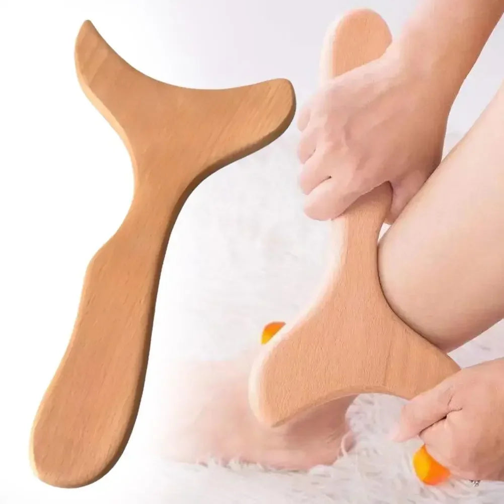 Massage Tool Wood Massager  Body Sculpting Tools，Used to relieve muscle relaxation，Gua Sha，Muscle Release Tool