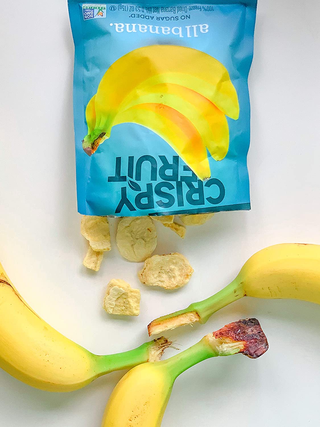 Crispy Green Freeze-Dried Fruit, Single-Serve, Banana, 0.53 Ounce (Pack of 12)
