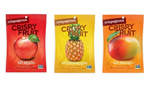 Crispy Green Freeze-Dried Fruit, Single-Serve, Tropical Variety Pack, 0.35 Ounce (16 Count)