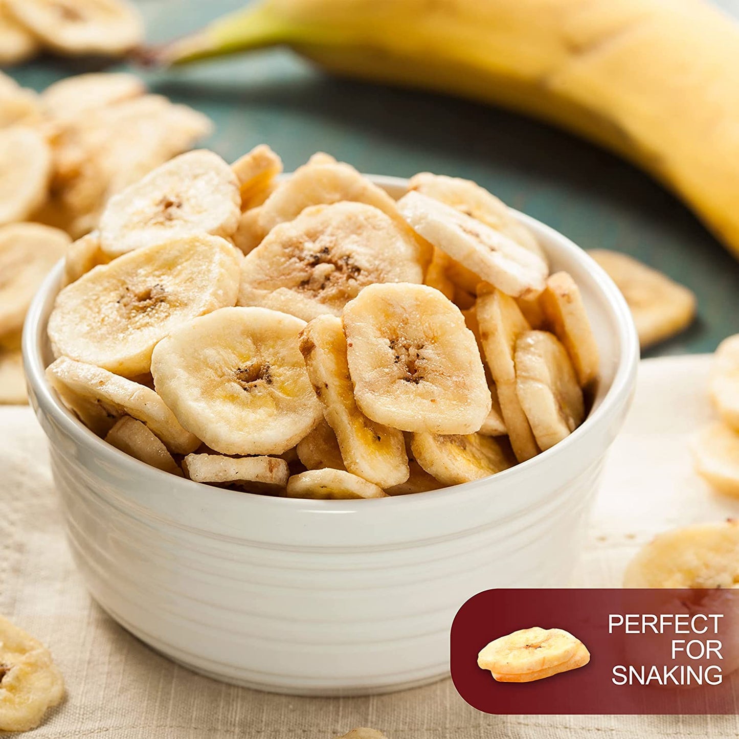 We Got Nuts Sweetened Banana Chips (4 Pounds) Sealed For Freshness - We Got Nuts