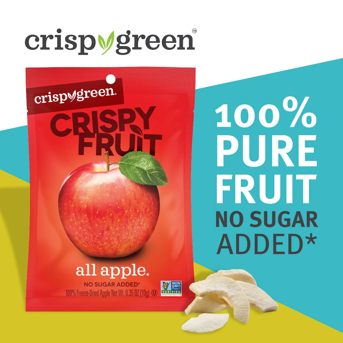 Crispy Green Freeze-Dried Fruit, Single-Serve, Tropical Variety Pack, 0.35 Ounce (16 Count)