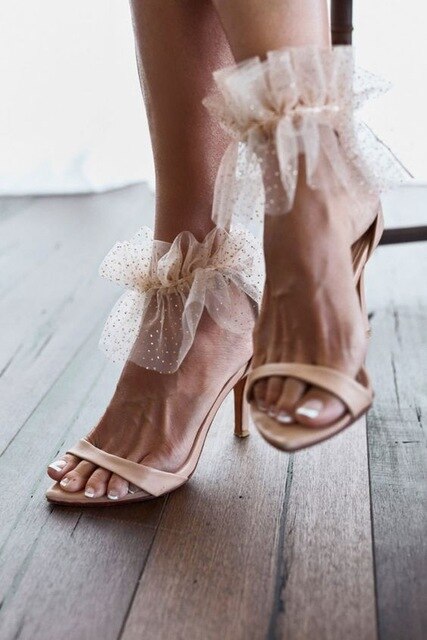 Women Wedding Sandals Shoes Pointed Toe Sandals Gladiator Shoes Thin High Heel Elegant Bride Shoe Plus Size 45 46